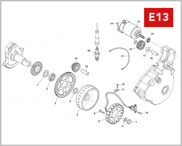 E13 - STARTING MOTOR
