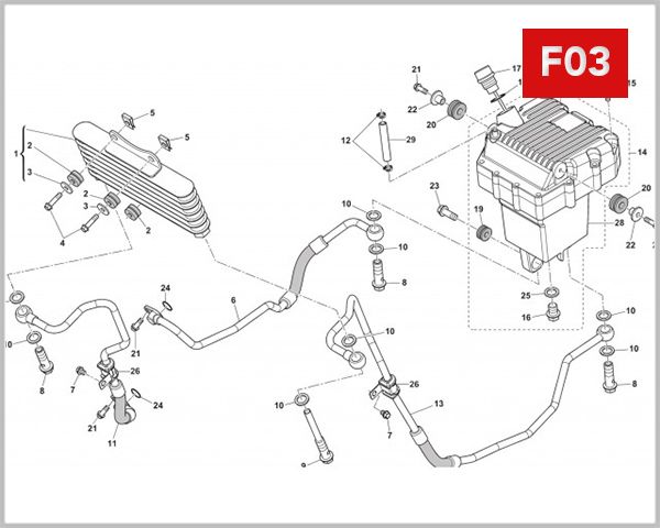 F03 - OIL COOLER