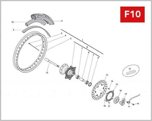F10 - FRONT WHEEL
