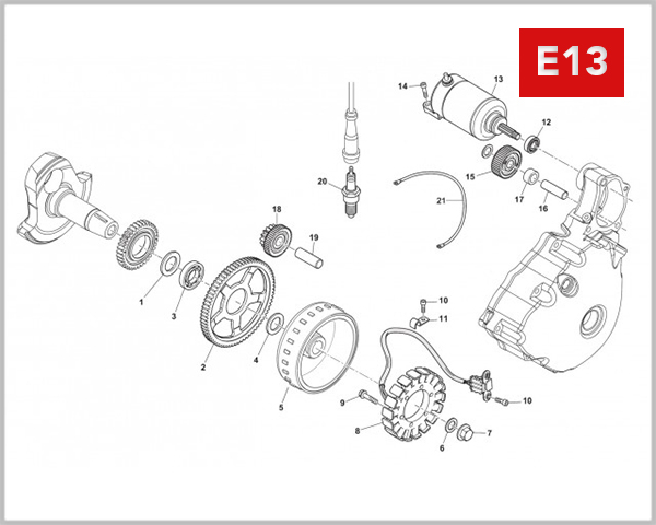 E13 - STARTING MOTOR