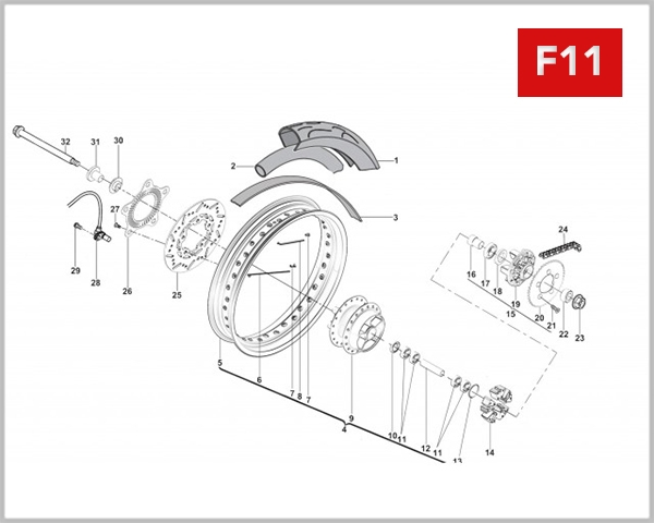 F11 - REAR WHEEL