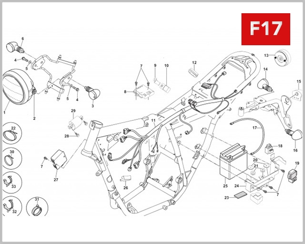 F17 - MAIN WIRING HARNESS
