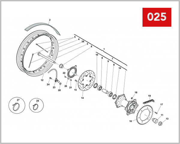 025 - REAR WHEEL