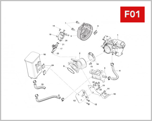 F01 - THROTTLE BODY