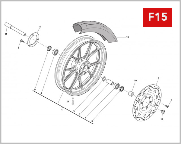 F15 - FRONT WHEEL