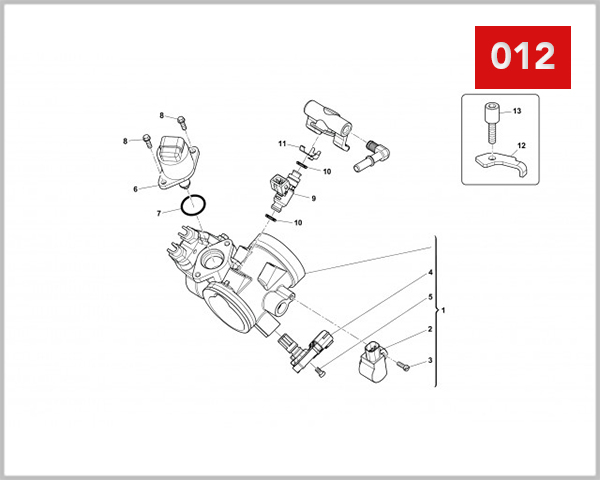 012 - THROTTLE BODY