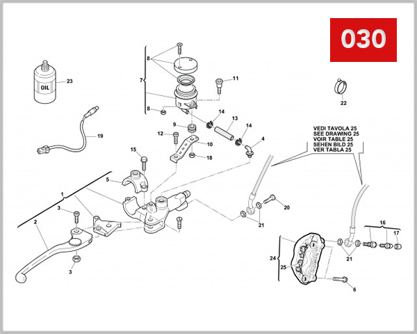 030 - FRONT BRAKING SYSTEM