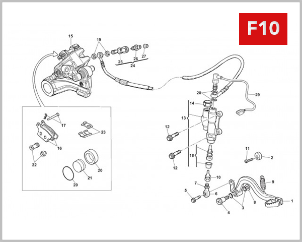 F10 - REAR BRAKING SYSTEM