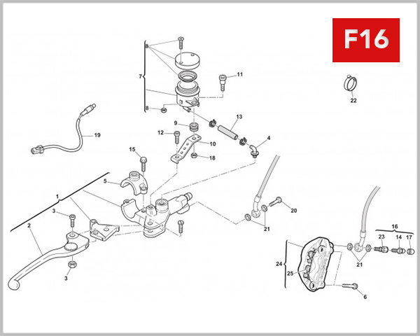 F16 - FRONT BRAKING SYSTEM