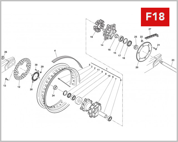 F18 - REAR WHEEL