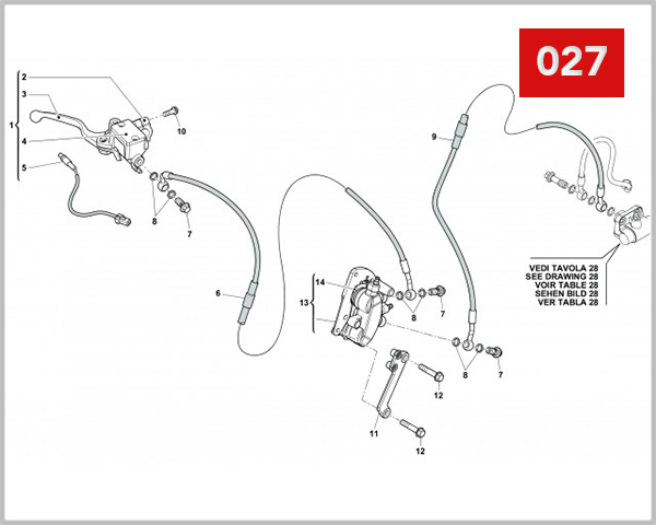 027 - FRONT MASTER CYLINDER