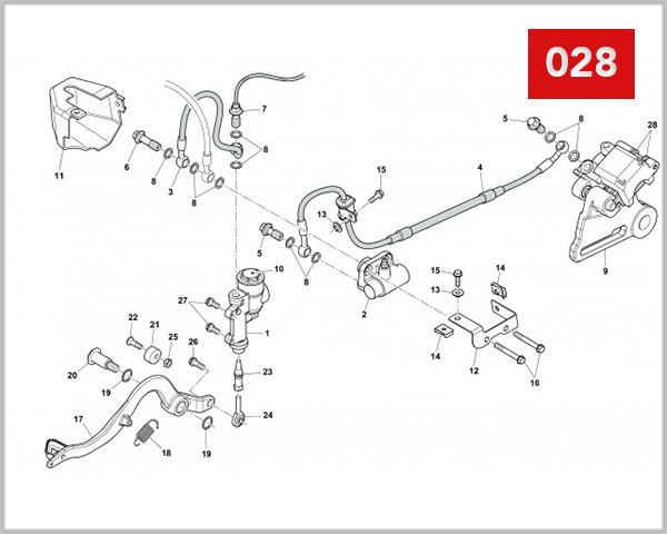 028 - REAR MASTER CYLINDER