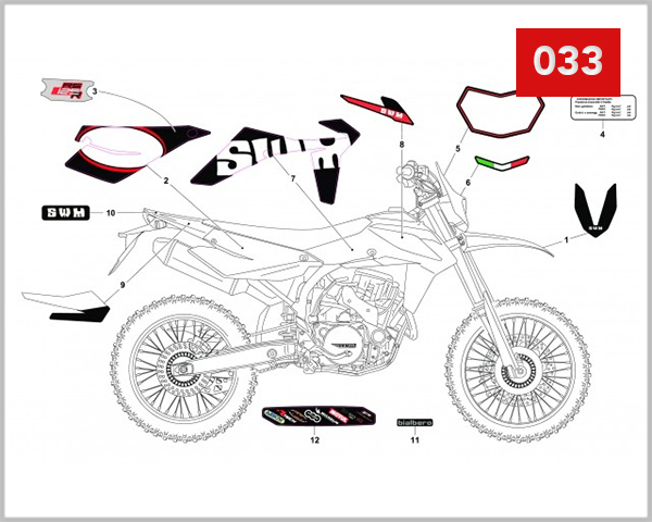 033 - EMBLEM RS 125R