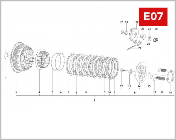 E07 - CLUTCH ASSY