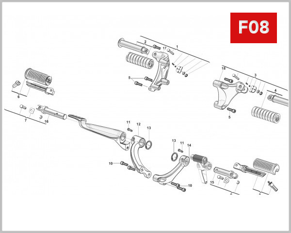 F08 - FOOTREST ASSY