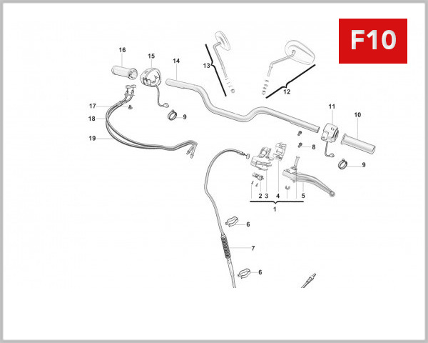 F10 - HANDLEBAR & SWITCHES