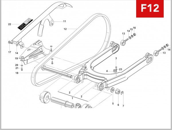 F12 - FORK ASSY