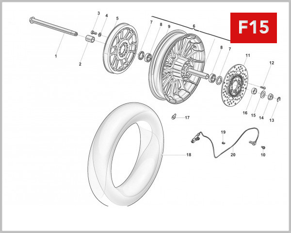 F15 - REAR WHEEL
