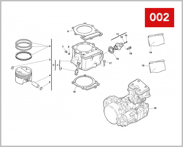 002 - CYLINDER PISTON