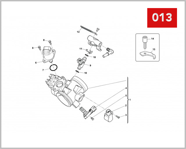 013 - THROTTLE BODY