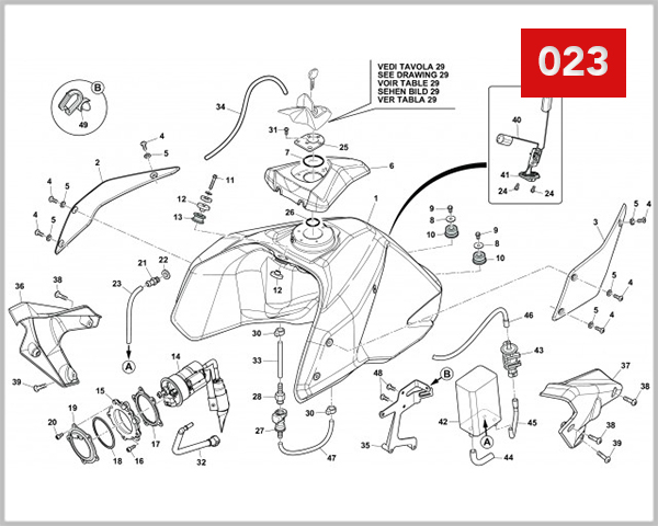 023 - COVER RADIATOR-FUEL TANK