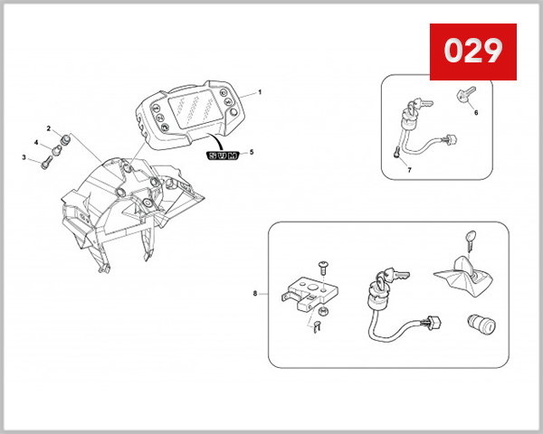 029 - LOCK SET METERS