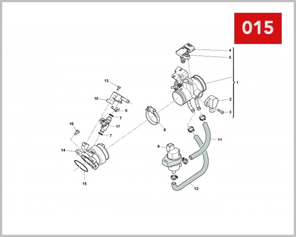 015 - THROTTLE BODY