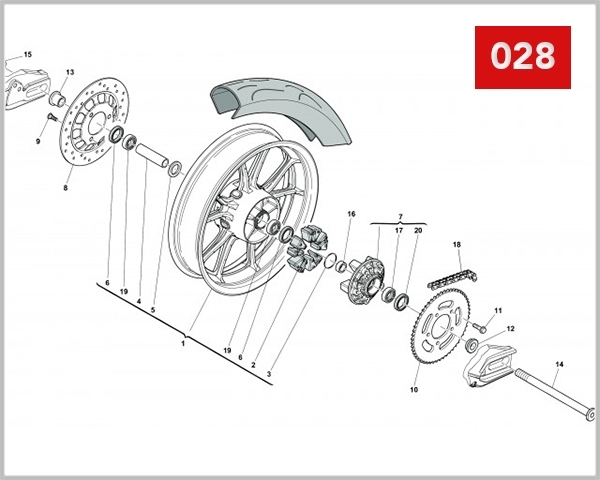 028 - REAR WHEEL