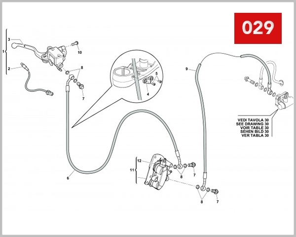 029 - FRONT HYDRAULIC BRAKE