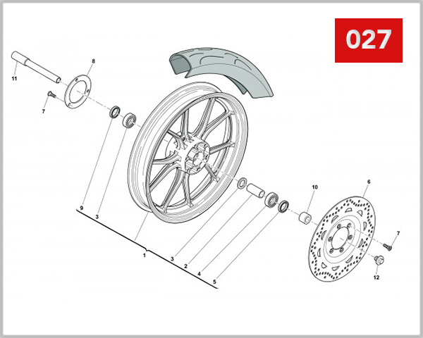 027 - FRONT WHEEL