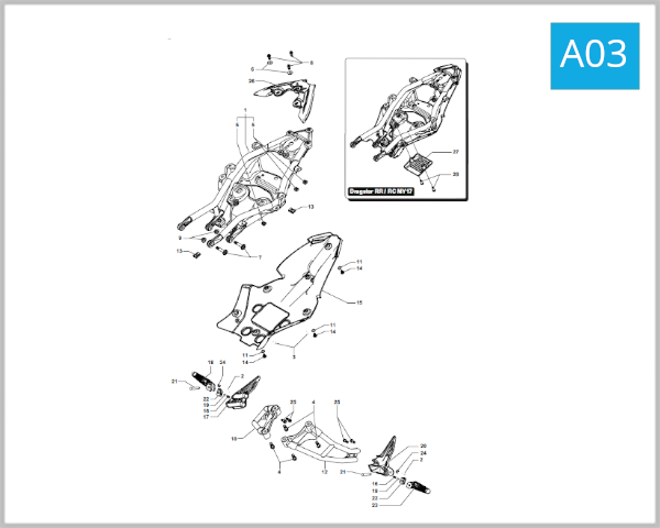 A03 - Rear Frame Assembly (Dragster)