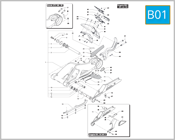 B01 - Swing Arm Assembly