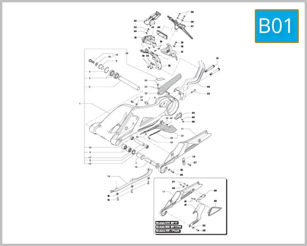 B01 - Swing Arm Assembly