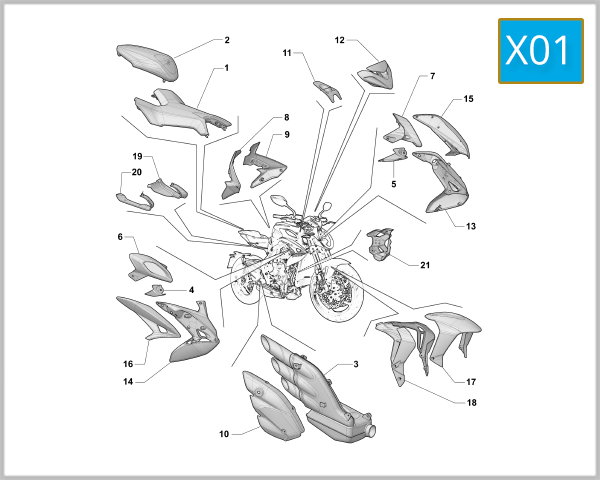 X01 - Special Parts (BRUTALE 675-800 MY16-20)