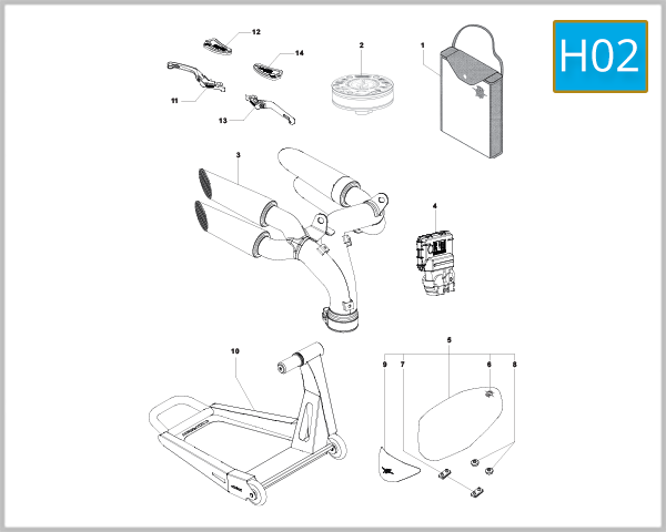 H02 - Special parts