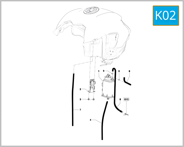 K02 - Filter canister