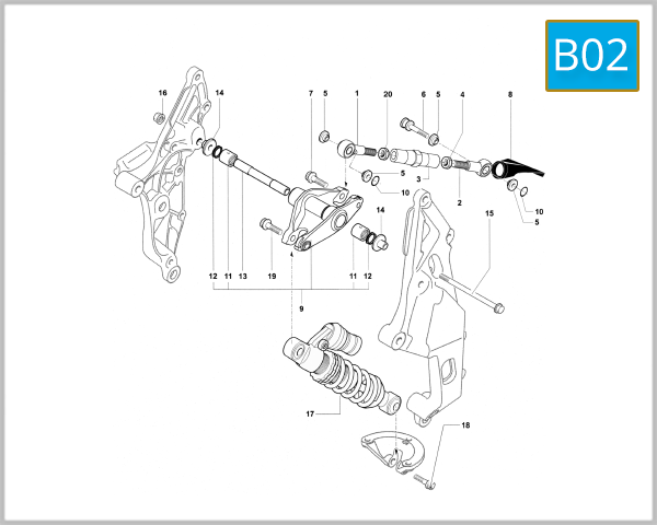 B02 - Rear Suspension Assembly