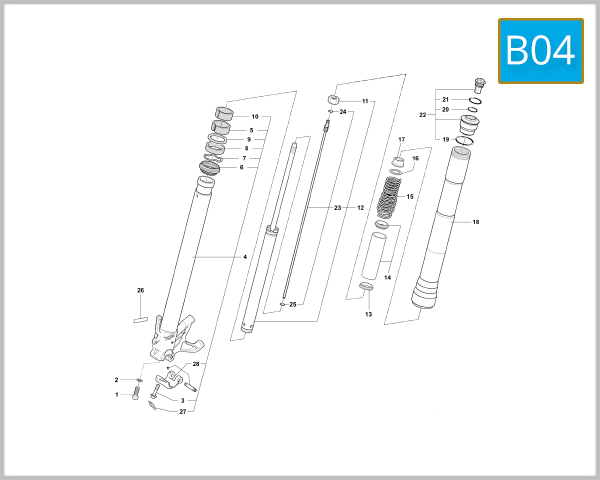 B04 - Right Hand Fork (Brutale 1090 - Brutale R)