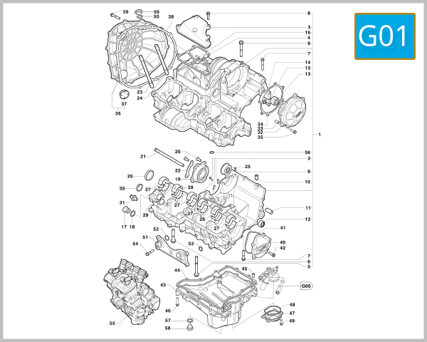 G01 - Cranckase Assembly