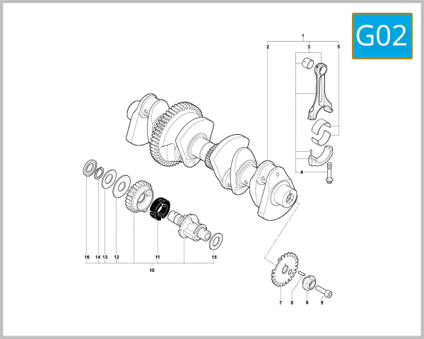G02 - Crank Shaft Assembly