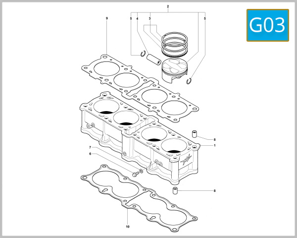 G03 - Cylinders And Pistons Assembly