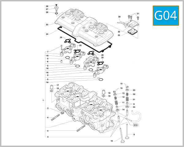 G04 - Cylinder Head Assembly