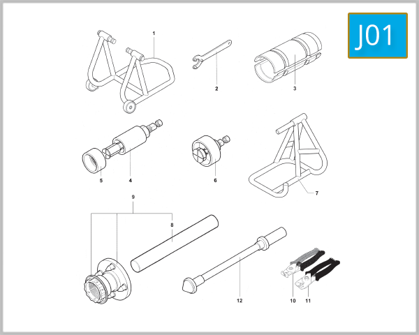 J01 - Service Tools (Frame)