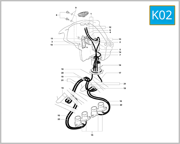 K02 - Carbon Canister Assembly