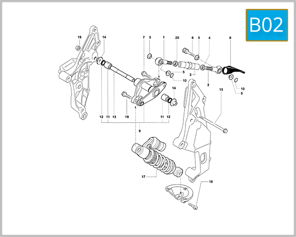 B02 - Rear Suspension Assembly