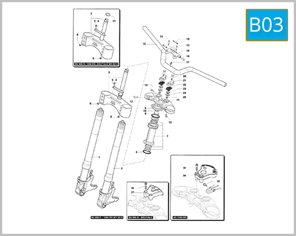 B03 - Front Suspension Assembly