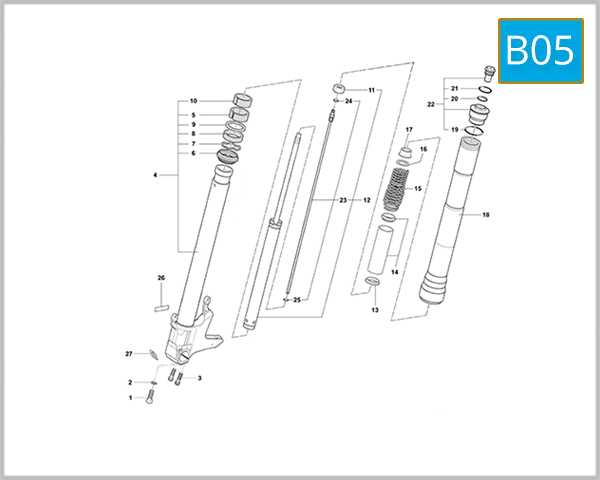 B05 - Left Hand Fork (Brutale 990 R - Brutale 920)