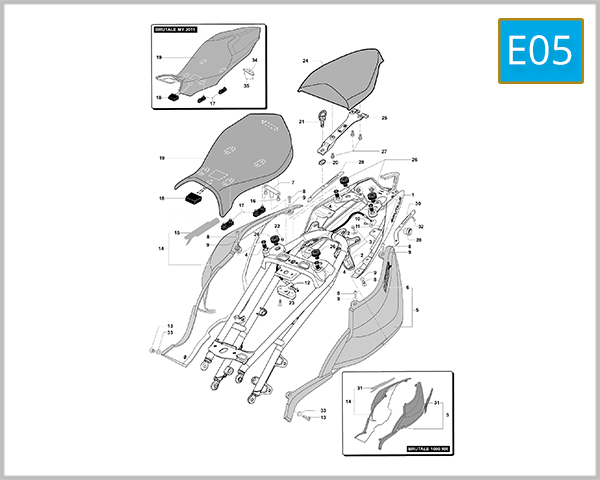 E05 - Rear Fairing Assembly