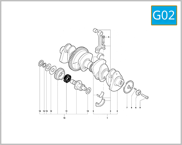 G02 - Crank Shaft Assembly