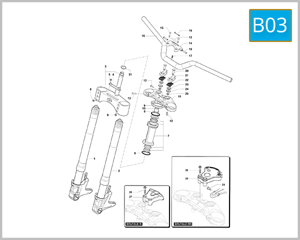 B03 - Front Suspension Assembly